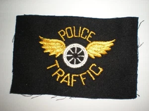 PARCHE DE TRÁFICO DE COLECCIÓN DEL DEPARTAMENTO DE POLICÍA - BORDADO EN FIELTRO - Imagen 1 de 1