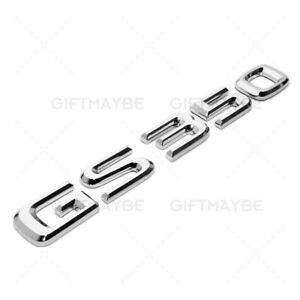 For Lexus Trunk Chrome GS 350 Letter Logo Badge Decal Car Replace F-Sport