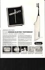 1963 Ronson brosse à dents électrique garçon brossage les dents vintage imprimé publicité nostalgique