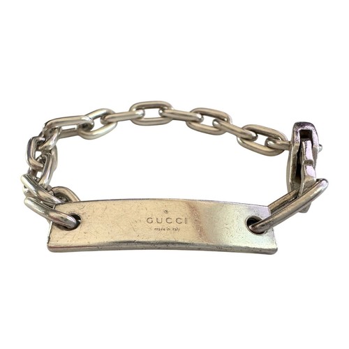 Bracciale Gucci ID Argento Sterling