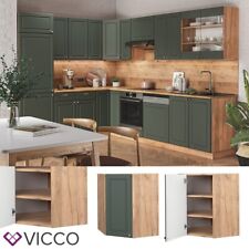 Credenza pensile angolare da cucina modulare Fame-Line 57 cm verde cottage Vicco