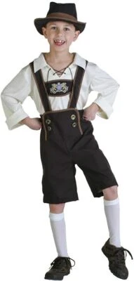 万圣节儿童啤酒节服装,德国啤酒节服装 9300 — 第 1/4 张图片