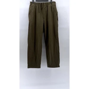 Pantalones deportivos UNIQLO para hombre verde oliva lavado jersey pierna recta tobillo talla M - Imagen 1 de 11