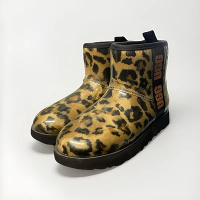 UGG 女式经典迷你豹靴 5 码 US — 第 1/4 张图片