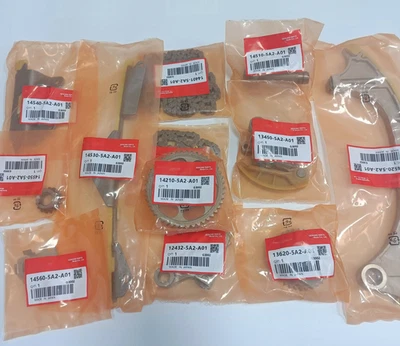 14520-5A2-A01 For Honda Accord CR-V Acura ILX TSX 2.4 OEM Timing Chain Kit 12PCS Foto 1 de 4
