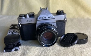 Asahi Pentax K1000 Film Camera with SMC Pentax-M 1:2 50mm Lens - Excellent Cond. - Picture 1 of 24