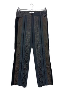 BIBA Pantalón tipo suéter Mujeres Pantalón Talla EU 38 negro-azul oscuro - Imagen 1 de 6