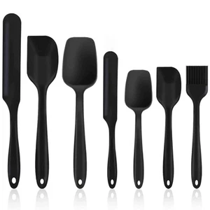 Silicone Spatula, 7 PCS Rubber Spatulas Kitchen Utensils Set for Baking Cooki... - Picture 1 of 7