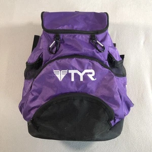 TYR Alliance Team Backpack Large Swim Bag Purple Competitive Swim Triathlon - Picture 1 of 11