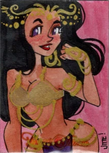 Dejah Thoris 5finity 2023 Sketch Card Jme Foronda - Picture 1 of 2
