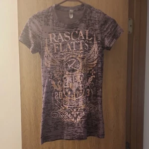 RASCAL FLATTS T-shirt CHANGED TOUR 2013 Women's SZ SM Heather Purple SS Graphic - Picture 1 of 3
