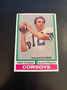 1974 TOPPS FOOTBALL #500 ROGER STAUBACH!! NICELY CENTERED!! $1 SHIPPING!! - Picture 1 of 2