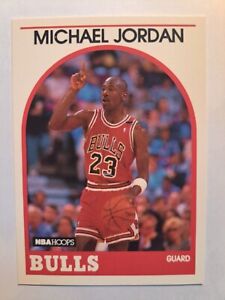Michael Jordan 1989 NBA Hoops #200, Chicago Bulls Guard, Nr-Mnt Cond