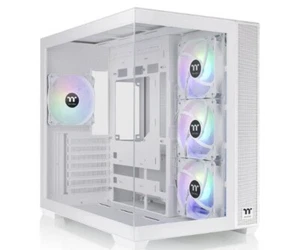 Thermaltake CA-1Z2-00M6WN-00 View 380 TG ARGB Snow Mid Tower Chassis - Picture 1 of 4