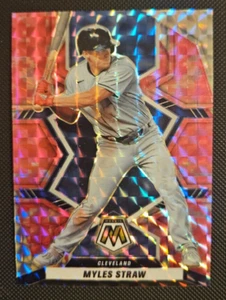 2022 Panini Mosaic Pink Camo Mosaic #41 Myles Straw! - Picture 1 of 2