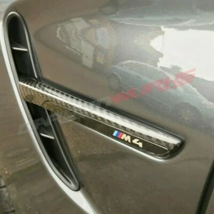 Rejilla de ventilación lateral de fibra de carbono para BMW M3 M4 - F80 F82 F83 - Arch Fender borde de carbono - Imagen 1 de 11