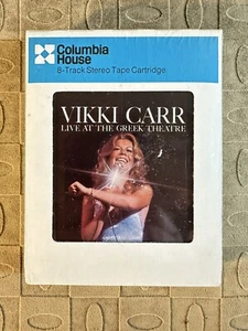 Vikki Carr – Live At The Greek Theatre - 8-Track Cartridge -1973 Columbia - Foto 1 di 3