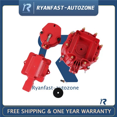 Large Distributor Cap Rotor Kit fit for Chevy Ford  Hei SBC BBC 305 350 - Image 1 of 4