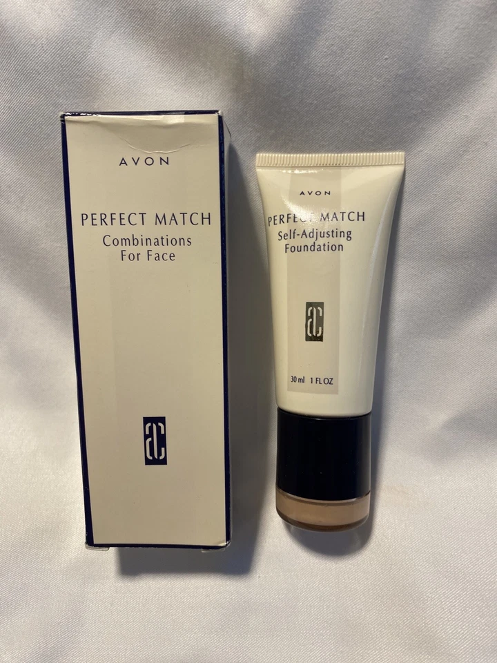 Vintage 1998 Avon Perfect Match Combinations For Face Porcelain Beige/Light 1 Oz - Image 1 of 4