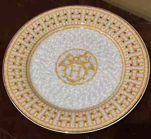 Kurioser Hermes Mosaique 24 goldene 20 cm Teller - Bild 1 von 3