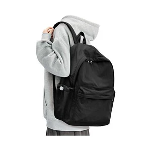 Black Backpack for School High School Bookbag Back Pack for Teens Girls Boys ... - Picture 1 of 6