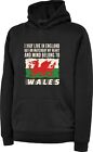 Wales Hoodie My Heart belongs To Wales Sports Lovers Wales Flag Unisex Gift Top
