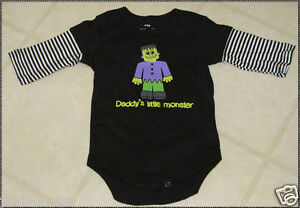 Boys or Girls Infant Halloween or Everyday One Piece: NB-0-3M-3-6M-6-9M