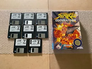 Strike Commander (Origin) (PC 3.5", 1992) - BOX / DISKS / ORIGIN FX DISK *TESTED - Picture 1 of 5