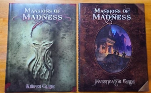 Mansions of Madness 1st First Edition Rules Manuals Keeper &Investigator Guides - Picture 1 of 3