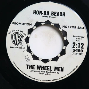 THE WHEEL MEN - HON-DA BEACH / SCHOOL IS A GAS - SURFER ROCK 45 *PROMO* - Bild 1 von 2