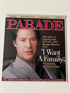 KEANU REEVES INTERVIEW June 11 2006 PARADE MAGAZINE NEWSPAPER INSERT LVRJ - Picture 1 of 6