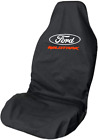 Ford Wildtrak ST Transit Waterproof BLACK Large Front Car Seat Cover Protector
