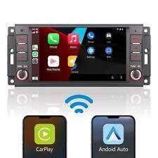 Car Stereo for Jeep Wrangler Dodge CarPlay Android Auto High power output BT IPS