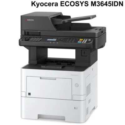 Kyocera ECOSYS M3645idn Laser Printer MFP  47PPM  CPY SCAN EMAIL - Image 1 of 2