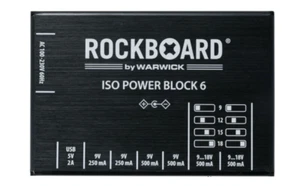 Fuente de alimentación Rockboard ISO Power Block 6 IEC placa de pedal - Imagen 1 de 4