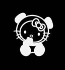 HELLO KITTY Panda die cut Vinyl car decal sticker