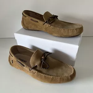 EVERAU AUS Size 9 Mens Leather Casual Moccasins - Picture 1 of 12