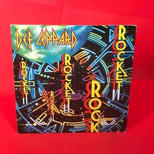 DEF LEPPARD Rocket 1988 UK 7" vinyl single Release Me LEP6 45 original ~ - Picture 1 of 4