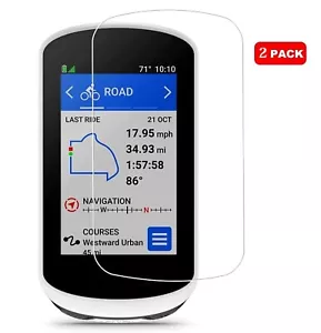 2 x protezioni schermo vetro per Garmin Edge Explore 2 pellicola vetro temperato - Foto 1 di 11