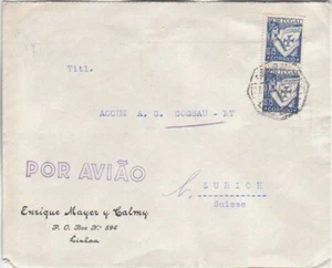 PORTUGAL. 1942/Lisboa, envelope/nice multi-franking. - Afbeelding 1 van 2
