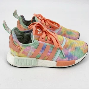 Adidas NMD_R1 Tie Dye Boost Running Sneakers Women's 7 - Picture 1 of 11