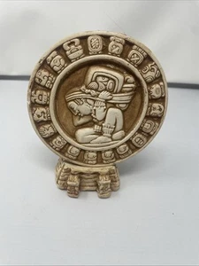Mayan Calendar Disk On A Stand  Chichenitza - Picture 1 of 3