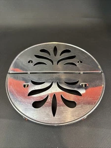 Vintage Expandable Trivet Oval Decorative Metal - Picture 1 of 8