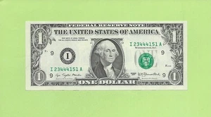 1977 ..UNCIRC $1 I 2344 4151 A .... 1977 $1 I-A NICE NOTE FRN - Picture 1 of 2