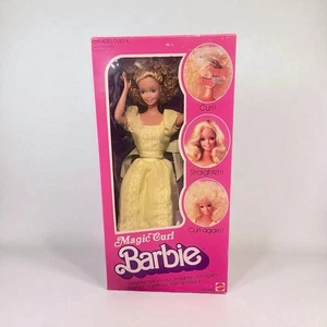 Barbie Magic Curl Doll 1981 Mattel No. 3856 NRFB New In Box Blonde - Picture 1 of 12