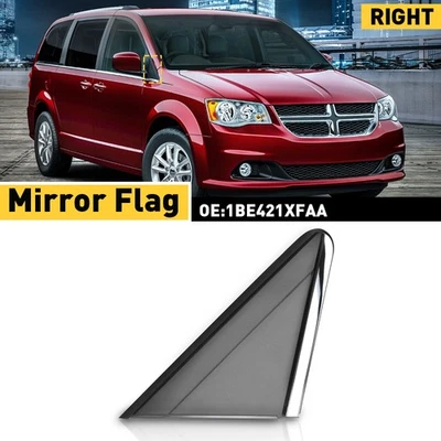 Passenger Side Mirror Flag Molding Applique For 2008-2011 Dodge Grand Caravan - Image 1 of 4
