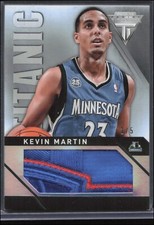 2013-14 Panini Titanium Kevin Martin Game Worn Prime Patch /5 #14 Timberwolves