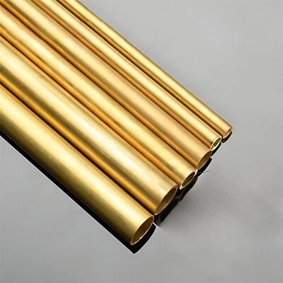 MARKENLOS Tubo ottone tubo ottone tondo esterno 0,8-19mm 300mm lunghezza 0,15-3mm spessore parete