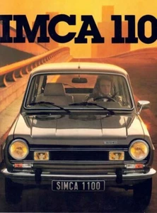 Katalog Prospekt Chrysler Simca 1100 08/1978 Belgien auf Französisch - Bild 1 von 2