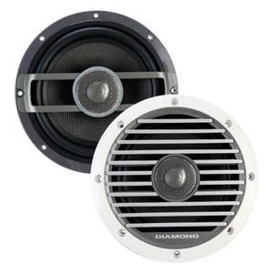 Diamond Audio HXM8 8" 2-Way Marine Audio Speakers w/ RGB LED Lighting - Picture 1 of 6